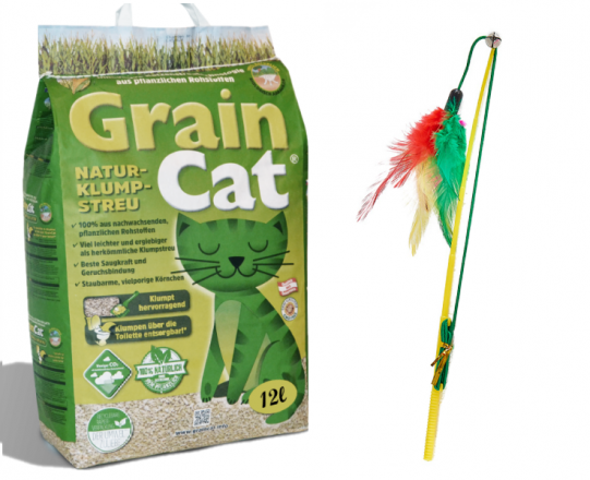 Grain Cat | Naturalny żwirek zbrylający - Green Cat