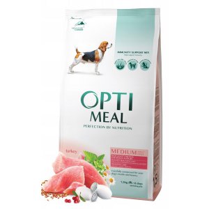 Optimeal | Pełnoporcjowa karma sucha dla psów | 1,5kg